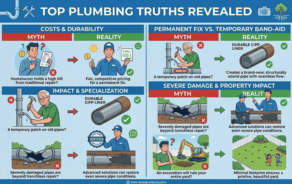 Top Myths About Trenchless Sewer Repair Debunked