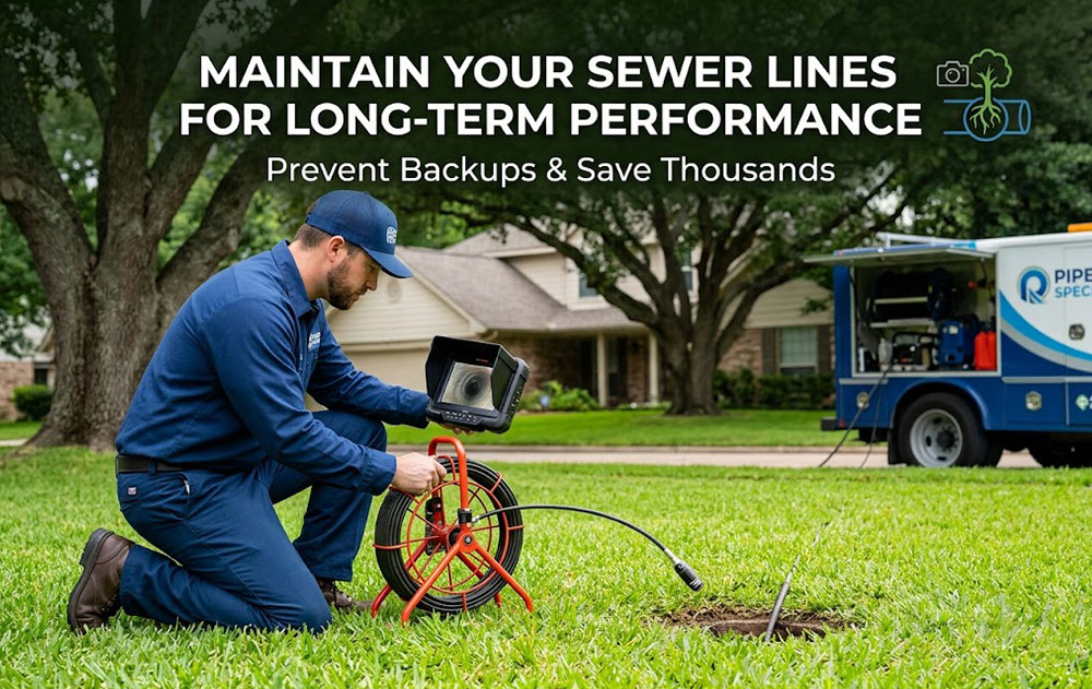 Maintain Your Sewer Lines for Long-Term Performance