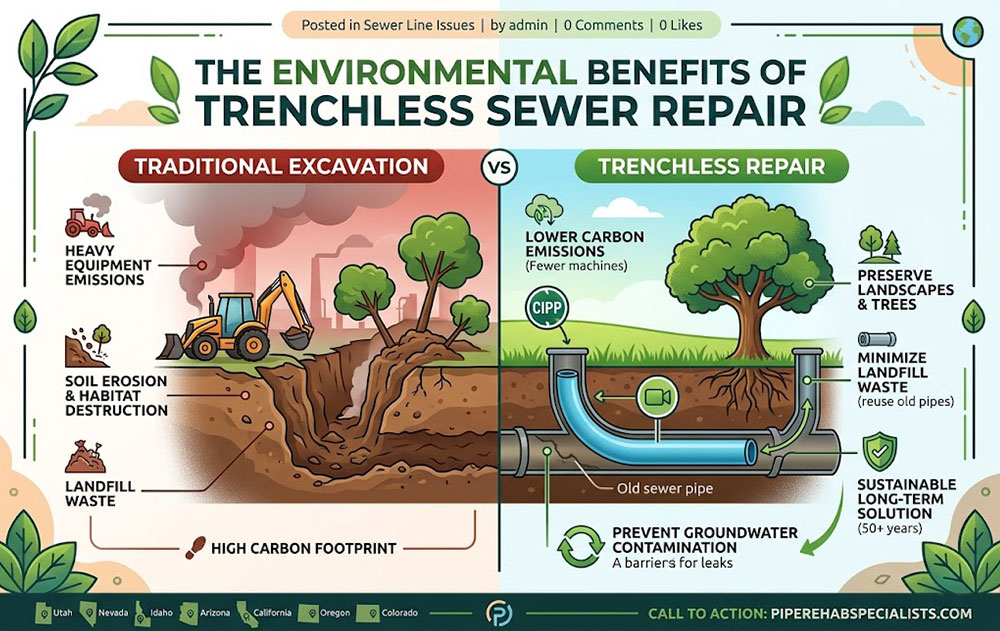 The Environmental Benefits of Trenchless Sewer Repair