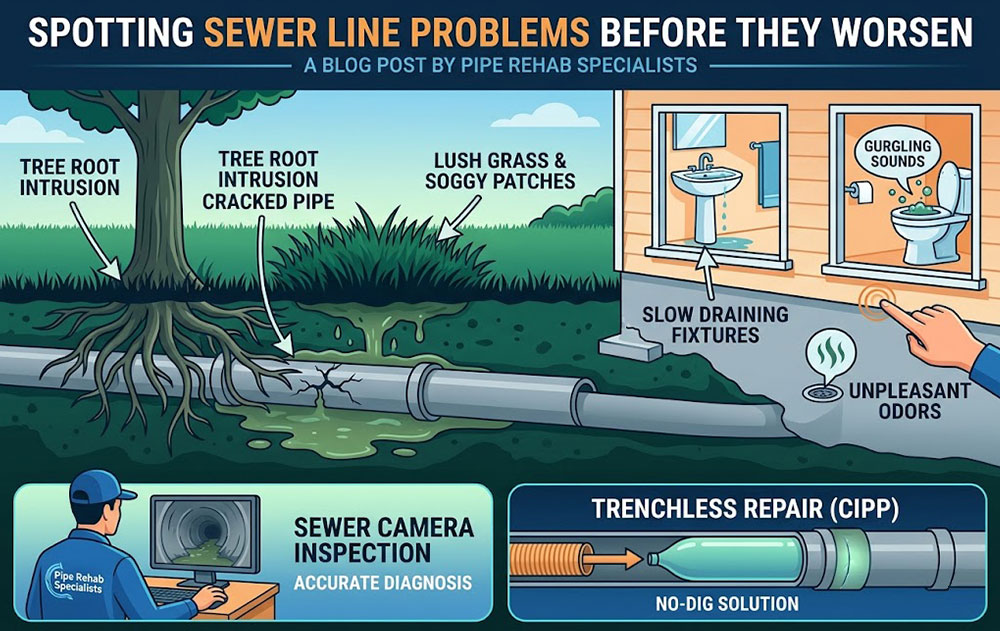 Spotting Sewer Line Problems Before They Worsen