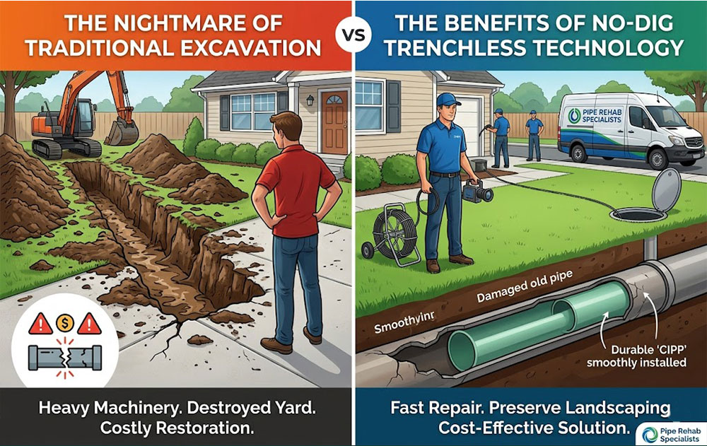 Why Choose Trenchless Tech Over Traditional Digging?